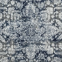 Loomaknoti aysal Athna 8 '10' сина ориентална полипропилен затворен простор за килим