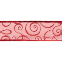 Red Readter Scroll Ribbon, Ft