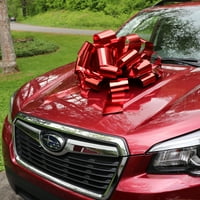 24 гигантски лак со црвен автомобил за подароци и Божиќни украси, водоотпорни од Гвен Студио