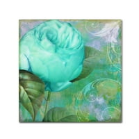 Aqua Rose I Canvas Art по пекара во боја