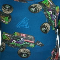 Monster Jam Boys Truck Long Sleeve The Print Pajama Slepe Set, големини 4-10