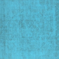 Ахгли Компанија Затворен Правоаголник Ориентални Светло Сини Индустриски Површина Килими, 2'5'