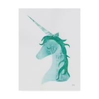 Трговска марка ликовна уметност „Еднорог магија II“ платно уметност од Мелиса Аверинос
