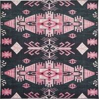 Mohawk Home Prismatic Eidenau розова преодна племенска прецизност печатена површина килим, 8'x10 ', розова