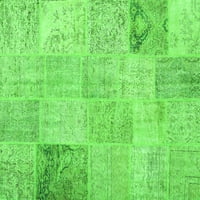 Ахгли Компанија Затворен Правоаголник Крпеница Зелена Преодна Површина Килими, 3'5'
