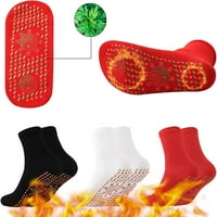 Женска Изведба Амортизирани Чорапи Анкел Високи Загреани Чорапи Црвена Слободна Големина