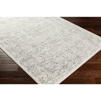 Уметнички ткајачи Роми Ориентална област килим, слонова коска средна сива боја, 9 '12'3