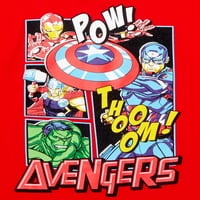 Marvel Boys Avengers Pop Bundle Black T-Shirt, големини 4-18