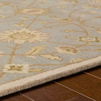 Уметнички ткајачи алби мудрец традиционален килим со тркалезна област