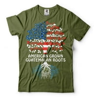 Гватемала Патриотска кошула Гватемала знаме кошула Американска порасна со кошула од корени на Гватемала