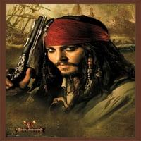 Дизни Пиратите Од Карибите: Градите На Мртов Човек-Џони Деп Ѕид Постер, 22.375 34