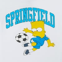 Simpsons Boys Sports Graphic Bart Graphic T-Shirt, 2-пакет, големини XS-XXL
