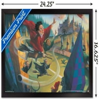 Волшебничкиот Свет: Хари Потер - Илустриран Плакат На Ѕидот Квидич, 14.725 22.375
