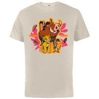 Дизни кралот на лавот Симба Тимон Пумбаа Хакуна Матата - маица со кратки ракави за возрасни - прилагодено -ставови