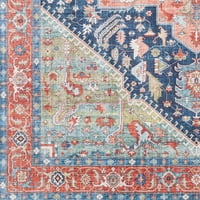 Уметнички ткајачи Ирис Медалјон област килим, морнарица, 2'3 3'9