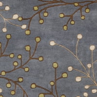 Уметнички ткајачи Алојсија Сребрена преодна 6 '9' овална област килим