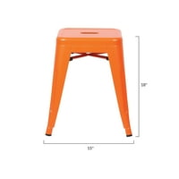 Столче Едгемод Траторија 18 во портокалова боја
